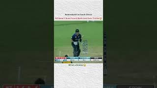 "Unbelievable Finish! South Africa vs New Zealand – Last Over Madness!" #cricket #shorts