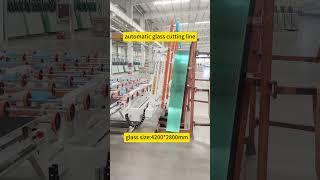 automatic glass cutting line #machine #window #factory #glass #glassmachine #cnc #glassmachinery