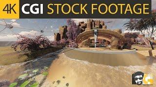 ( CGI 4k Free Stock Footage ) Alien Base Pond5 Microstock