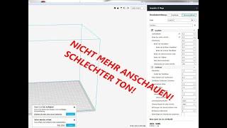 Anycubic I3 Mega E36: Cura 3.5 für Anfänger, Einstellungen für den ersten eigenen Druck!