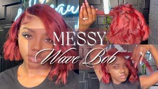 How to do bend waves on Bob wig  |  Flat iron Curls