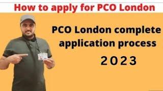 How to apply for PCO licence London 2023/ PCO London complete application process /PCO London fee