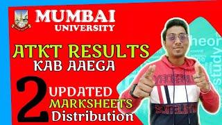 ATKT Exam Result Mumbai University 2020 || Mumbai university results marksheet 2021