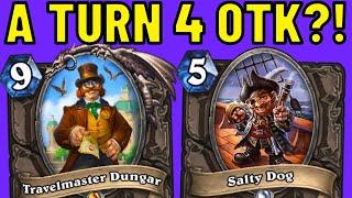 Travelmaster Dungar Can TURN 4 OTK?! Featuring @ZeddyHearthstone