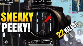 SNEAKY PEEKY! | 22 Kills FPP Solo VS Squad | PUBG Mobile