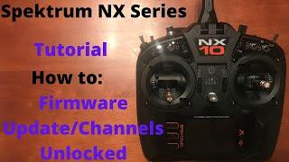 Spektrum NX Setup: Firmware Update/Unlocking Extra Channels