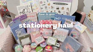 stationery haul ft. jianwu store | collect books, planners, cute stickers