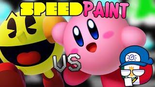 Speedpaint: "Pac-Man Vs. Kirby" (Mex Germán 2019)