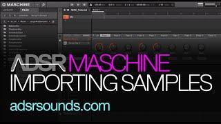 Maschine Tutorial - Importing and Tagging WAV Samples