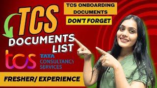 TCS Onboarding: Do Not Miss These Docs |  Important documents to carry on first day #tcs #trending