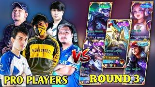 FINAL ROUND | BAN ZILONG AND BAN SUN WTF??| PRO PLAYERS VS CONTENT CREATORS  - MLBB