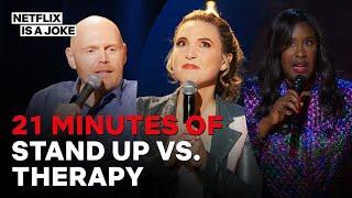 Bill Burr, Sebastian Maniscalco, and more on Stand-up vs Therapy | Netflix