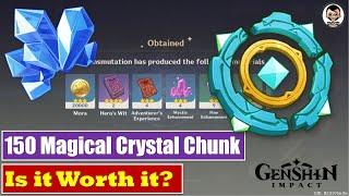 Using 150 Magical Crystal Chunk in Parametric Transformer | Is it Worth it?? | Genshin Impact
