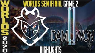 G2 vs DWG Highlights Game 2 | Semifinals Worlds 2020 Playoffs | G2 Esports vs Damwon Gaming G2