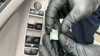 HOW TO INSTALL MERCEDES WINDOW SWITCH BUTTONS #window #switch #buttons #replacement