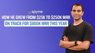 How he grew AI tool $25k to $250k MRR last 12 months, on track for $800k MRR this year