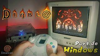 Diablo (Windows Port) - Dreamcast Gameplay - CRT