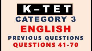 K Tet Category 3 English