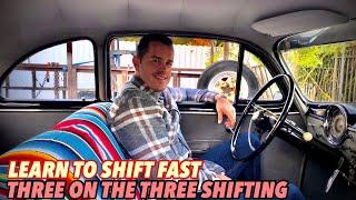 How to Drive Three On the Tree Column Shift Chevy Cars & Trucks