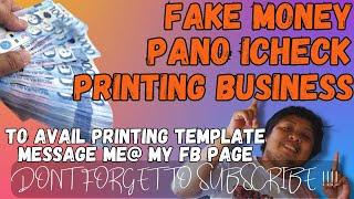 PAANO I CHECK ANG FAKE MONEY ? | PRINTING BUSINESS GUIDE