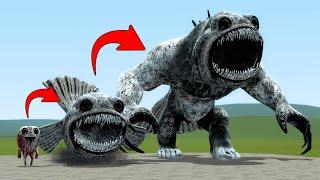 EVOLUTION OF FISH TITAN ZOONOMALY FAMILY BOSSES!! Garry's Mod