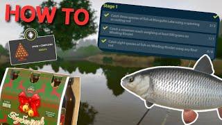 HOW TO COMPLETE "NEW YEAR'S CHALLANGE" STAGE 1 (NON PREMIUM) Russian fishing 4