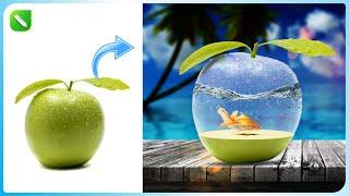Photo manipulation |Apple fish | CorelDraw Tutorial