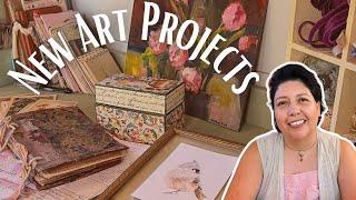 STUDIO VLOG  a new project & you're invited, the cookbook, and new art acquisitions