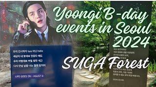 Как добраться в #SUGA Forest  Третий день #Birthday ивентов Юнги в 2024 году в Сеуле