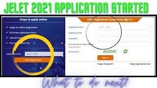 Jelet 2021 Application Process Started | What to do Now? Important video for Jelet 2021| Lateral