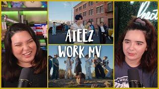 THIS VIDEO IS CRAZY!  Reacting to ATEEZ(에이티즈) - 'WORK' Official MV  | Ams & Ev React