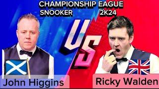 John Higgins Vs Ricky Walden | Snooker Championship League | 2024  Best of 5 | Full Match |