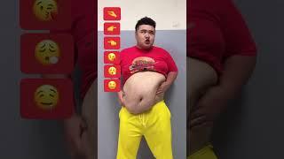 【TikTok100万再生】120Kgデブのお腹でチキチキダンス