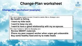 Change-Plan Worksheet - SMART Recovery - Tips & Tools That Work