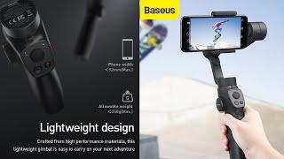 3-Axis Handheld Phone Gimbal Stabilizer Review/Baseus Motorized Bluetooth Selfie Stick/Best Gimbal
