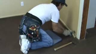 How to remove old baseboard