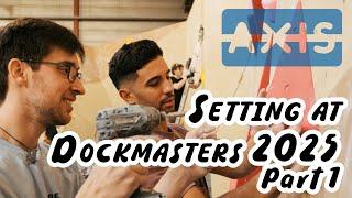 Setting the hardest qualification Boulder at Dockmasters 2025