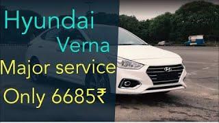 Hyundai Verna Diesel￼ major service cost | Verna Vlogs ￼