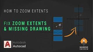 Autocad | Drawing disappears when zoom extents