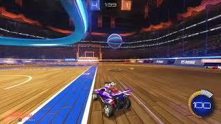 Rocket league|INSANE HOOPS SHOT!!