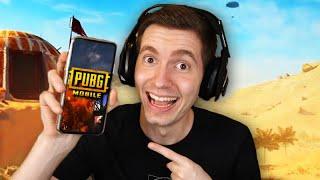 PRIMEIRA VEZ no PUBG MOBILE!!! (CHEGUEI MITANDO) - Jogo de Celular