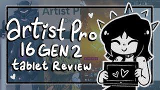 xppen artist pro 16 gen 2 tablet review (i named it darcy)