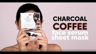 Ayouthveda Charcoal & Coffee Face Serum Sheet Mask | Ayouthveda