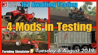 Mods in Testing list fs19 mods in testing Daily update #fs19modsreview