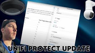 Unifi Protect Update 4.1 : Alarm manager, Archive to a NAS