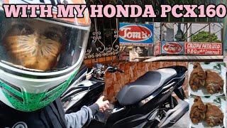 WITH MY HONDA PCX 160ABS GLOSSY BLACK