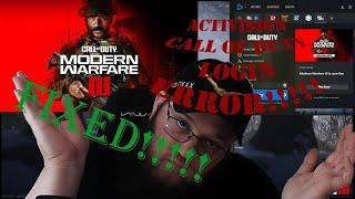 FIXED!! Call of Duty MW3 - Activision Login Error - Password Reset Link Not Working - Cannot Log in!
