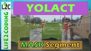 YOLACT : Real Time Mask Segmentation on Road Traffic on Nvidia RTX 2060 GPU