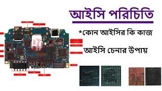 মোবাইল ফোনের বিভিন্ন সেকশন কোনটা কি আইসি, আইসি চেনার উপায় মোবাইল সার্ভিসিং শিখুন 01986718011