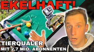 TIERQUÄLER! Dieser YouTuber quält Fische & findet es lustig!